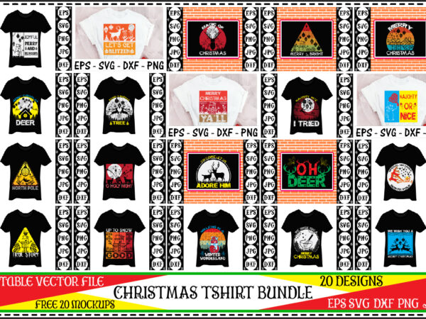 Christmas tshirt bundle