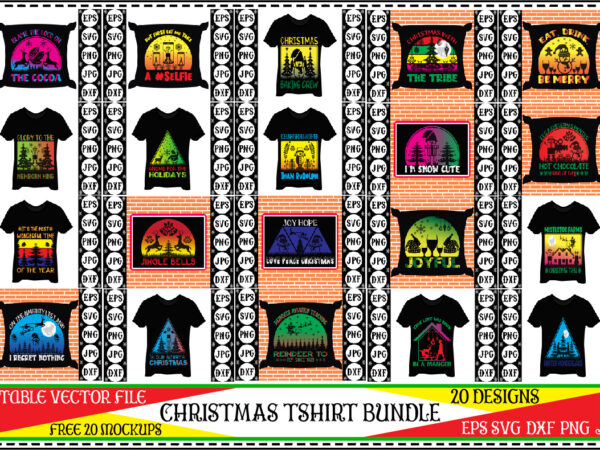 Christmas tshirt bundle