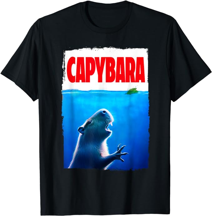 Classic Capybara Paws Lover Animals Outfits Capybaras Kawai T-Shirt