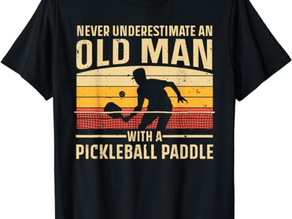 Cool pickleball art for men women paddle pickleball player t-shirt