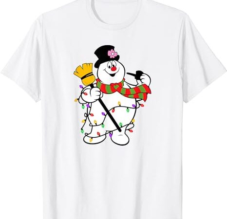 Cute frosty snowman funny christmas snowmen gifts for family t-shirt