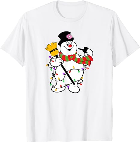 Cute Frosty Snowman Funny Christmas Snowmen Gifts For Family T-Shirt