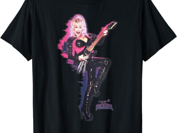 Dolly parton rockstar on fire t-shirt