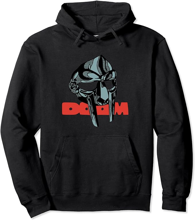 Doom Mask All Caps MadVillain MF Pullover Hoodie