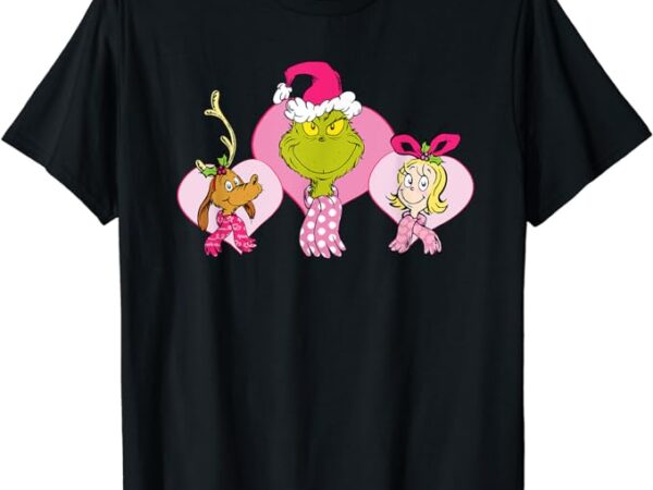 Dr. seuss pink heart trio t-shirt t-shirt