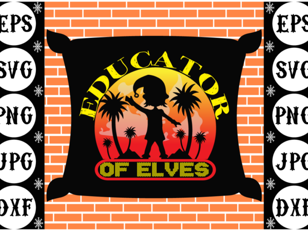 Educator of elves 1 vector clipart