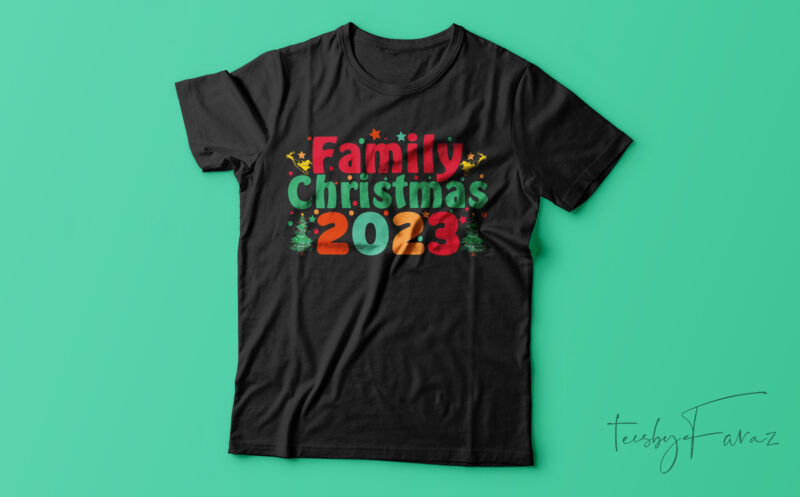 Family Christmas 2023 Matching Squad Crew Santa Hat Xmas Classic T-Shirt Design For Sale