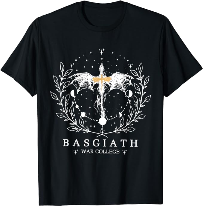 Fourth Wing Basgiath War College Bookish Men Women T-Shirt