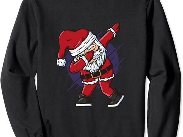 Funny christmas stocking stuffer santa dabbing xmas sweatshirt