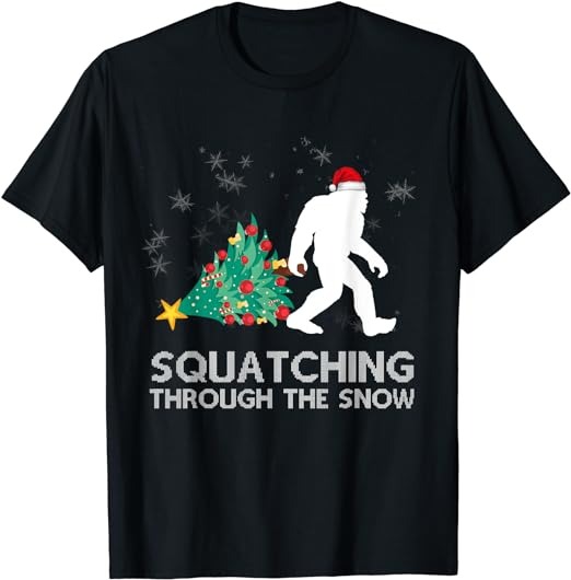 15 Bigfoot Christmas Shirt Designs Bundle For Commercial Use Part 4, Bigfoot Christmas T-shirt, Bigfoot Christmas png file, Bigfoot Christma