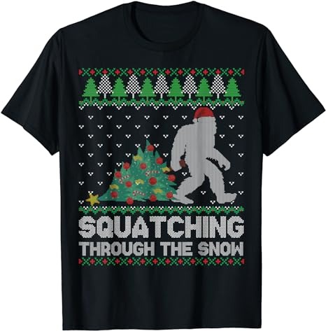 15 Bigfoot Christmas Shirt Designs Bundle For Commercial Use Part 4, Bigfoot Christmas T-shirt, Bigfoot Christmas png file, Bigfoot Christma