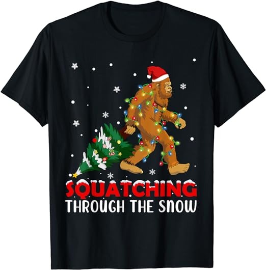 15 Bigfoot Christmas Shirt Designs Bundle For Commercial Use Part 5, Bigfoot Christmas T-shirt, Bigfoot Christmas png file, Bigfoot Christma