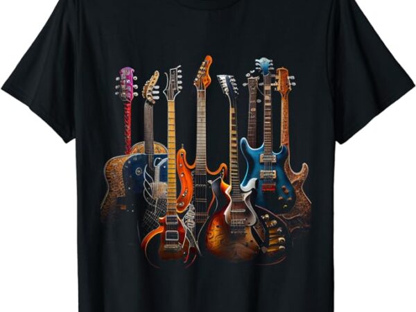 Guitars guitarists gift t-shirt