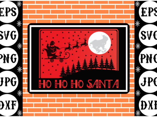 Ho ho ho santa graphic t shirt