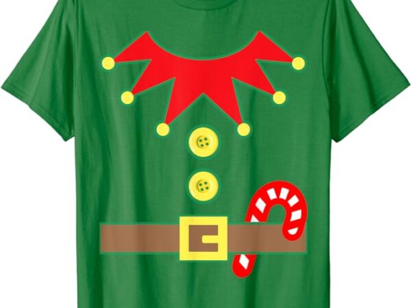 Halloween elf costume for kids men & women t-shirt