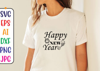 Happy New Year Y’all Svg graphic t shirt