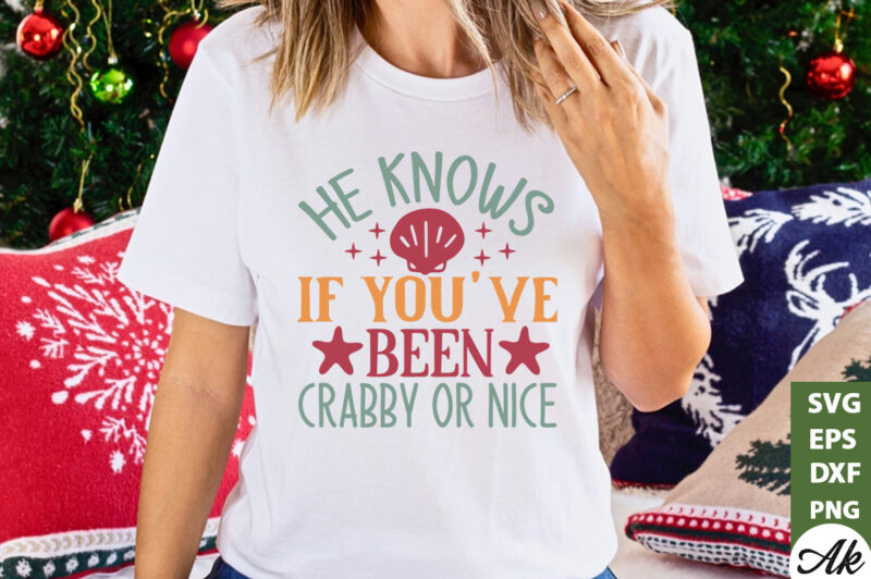 He knows if you’ve been crabby or nice SVG