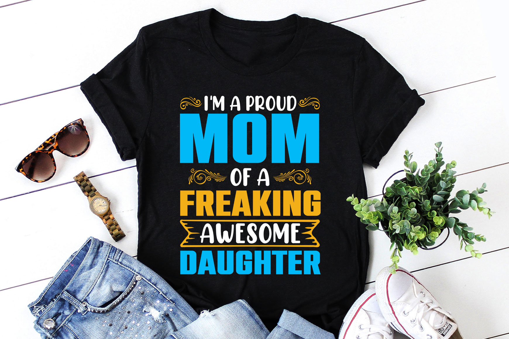 i have an awesome daughter t shirt