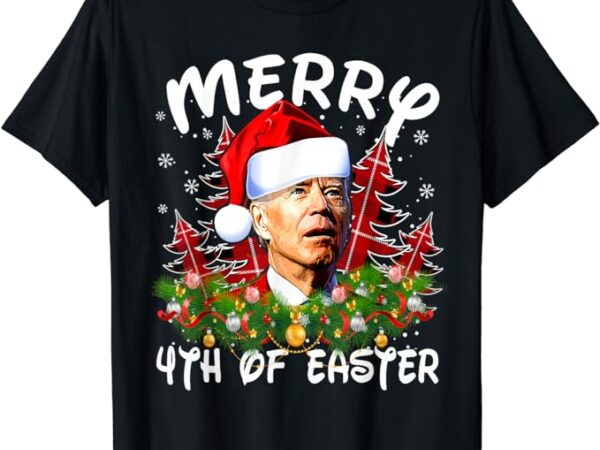 Joe biden happy 4th easter ugly christmas sweater for women t-shirt