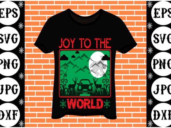 Joy to the world vector clipart