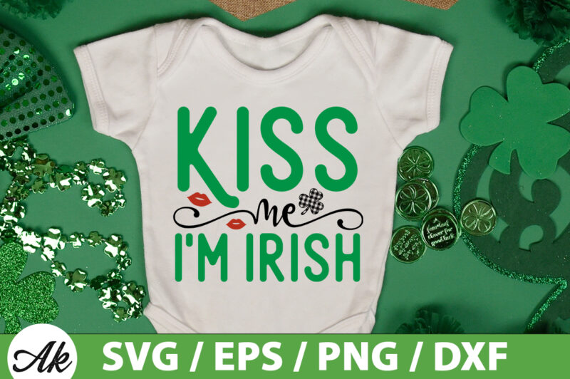 Kiss me i’m irish SVG