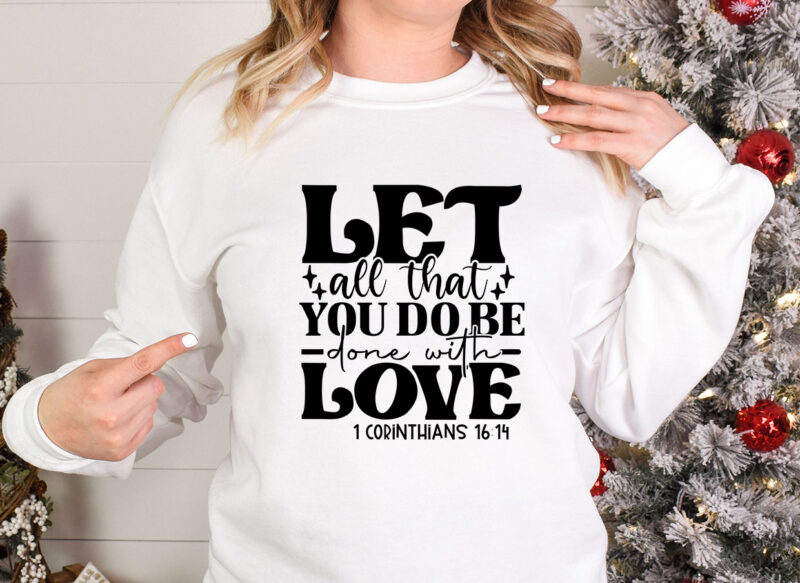 Bible Verse SVG T shirt Design Bundle