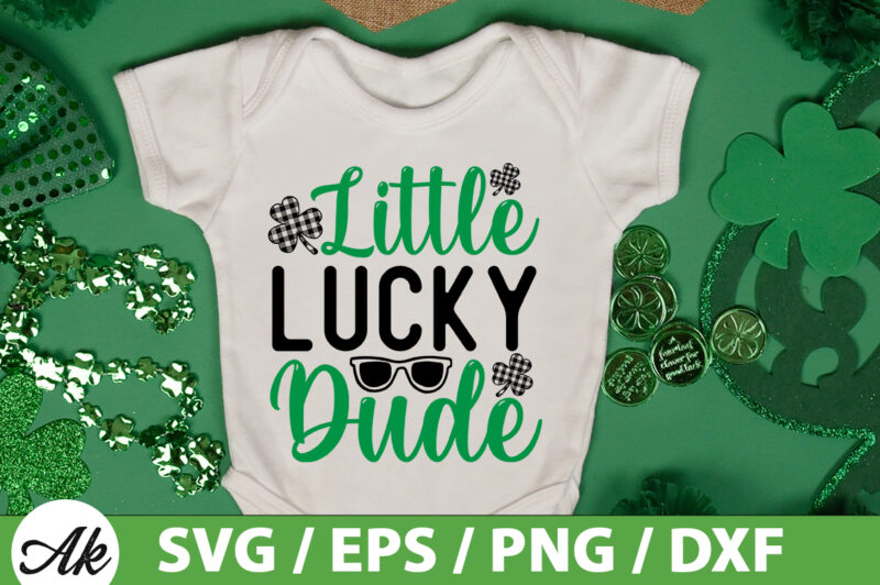 Little lucky dude SVG