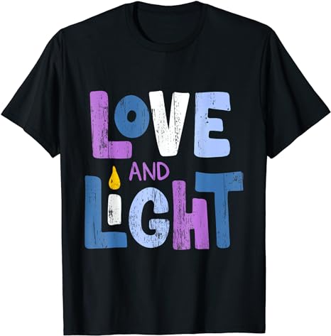 Love And Light Hanukkah For Men Women T-Shirt