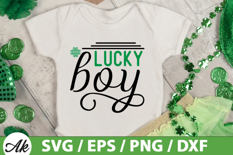 Lucky boy SVG