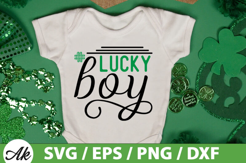 Lucky boy SVG