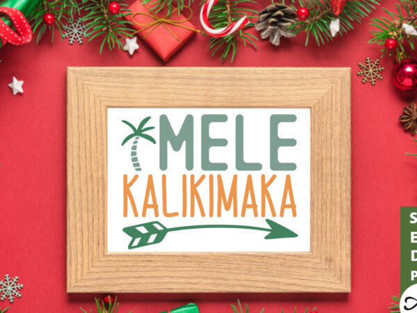 Mele kalikimaka svg t shirt designs for sale