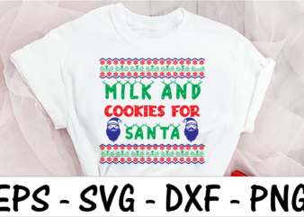 Milk and cookies for Santa