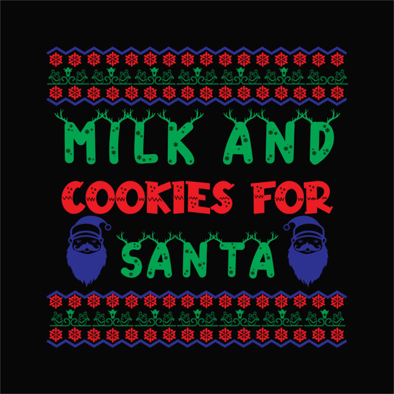 Milk and cookies for Santa