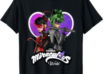 Miraculous Ladybug Cat Noir Tales of Shadybug and Claw Noir T-Shirt