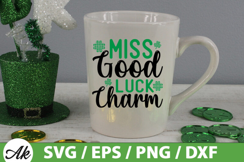 Miss good luck charm SVG