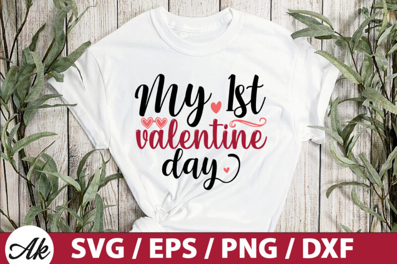 My 1st valentine SVG