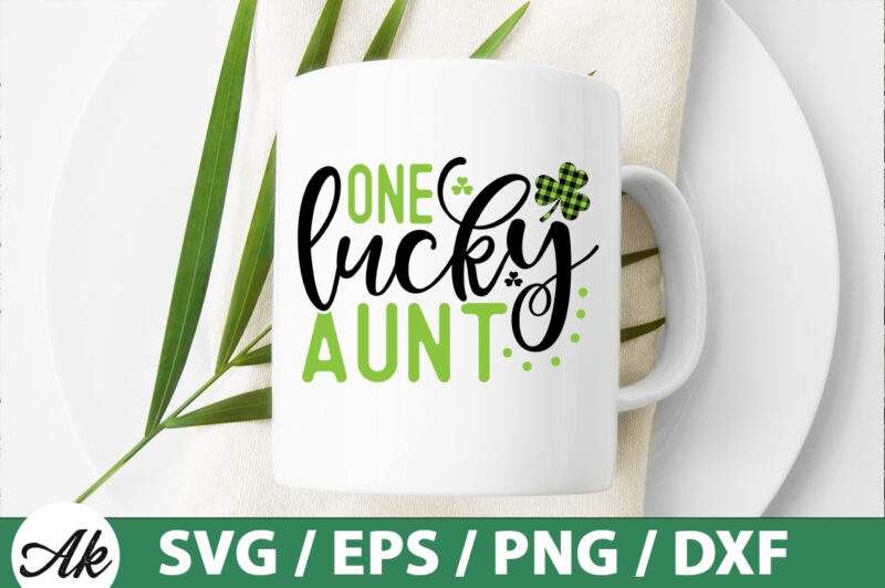 One lucky aunt SVG