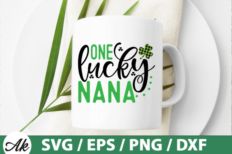 One lucky nana SVG
