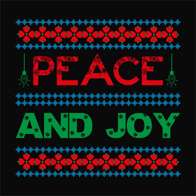 Peace and joy