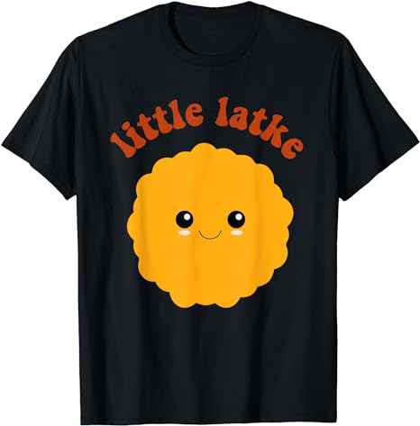 Retro Hanukkah Little Latke Baby Happy Hanukkah Pajamas Kids T-Shirt