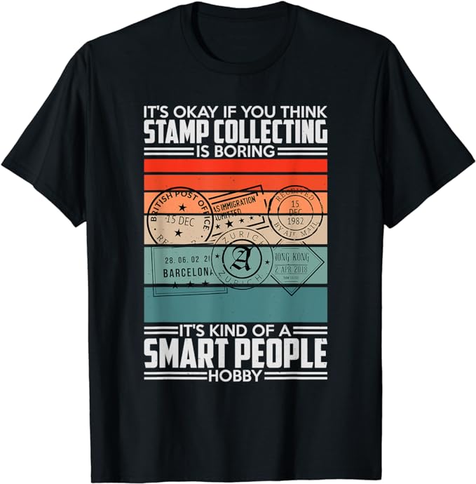 15 Stamp Collecting Shirt Designs Bundle For Commercial Use Part 1, Stamp Collecting T-shirt, Stamp Collecting png file, Stamp Collecting di