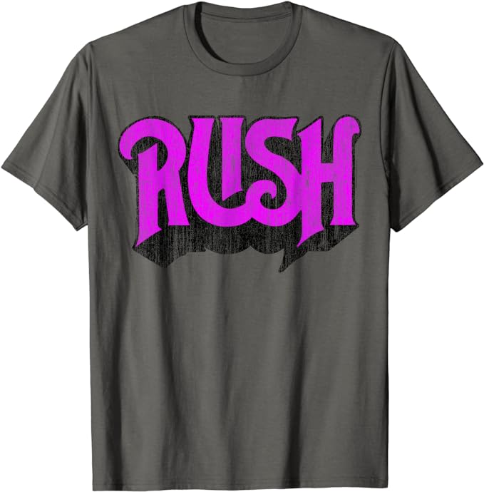 Rush Distressed Logo Rock Music Band T-Shirt - Buy t-shirt designs