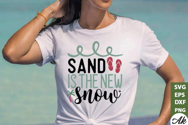 Sand is the new snow SVG