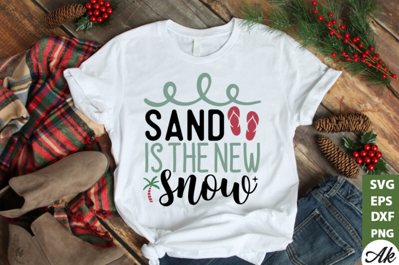 Sand is the new snow SVG