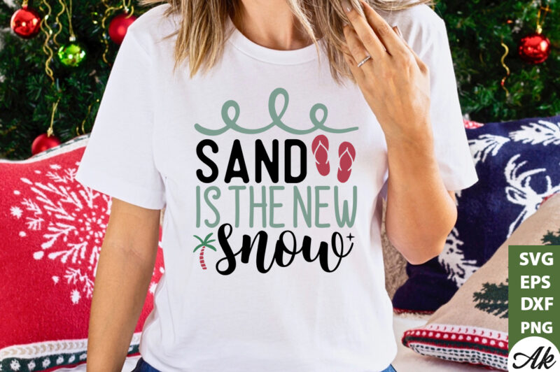 Sand is the new snow SVG