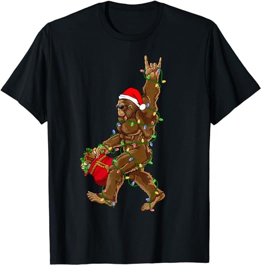 15 Bigfoot Christmas Shirt Designs Bundle For Commercial Use Part 5, Bigfoot Christmas T-shirt, Bigfoot Christmas png file, Bigfoot Christma