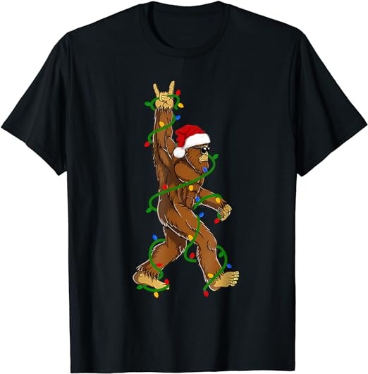 15 Bigfoot Christmas Shirt Designs Bundle For Commercial Use Part 6, Bigfoot Christmas T-shirt, Bigfoot Christmas png file, Bigfoot Christma