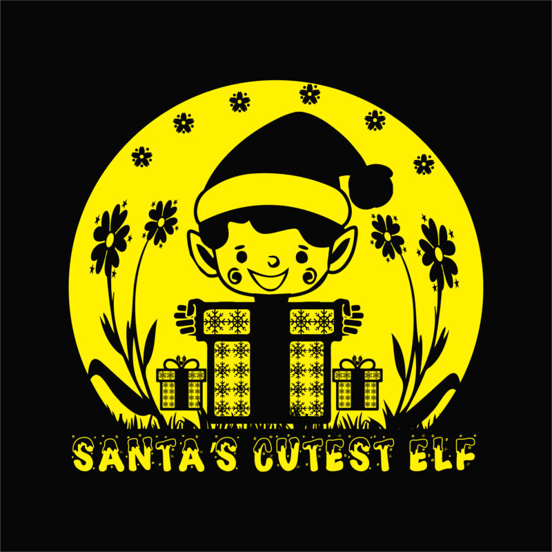 Santas Cutest Elf   Buy T Shirt Designs