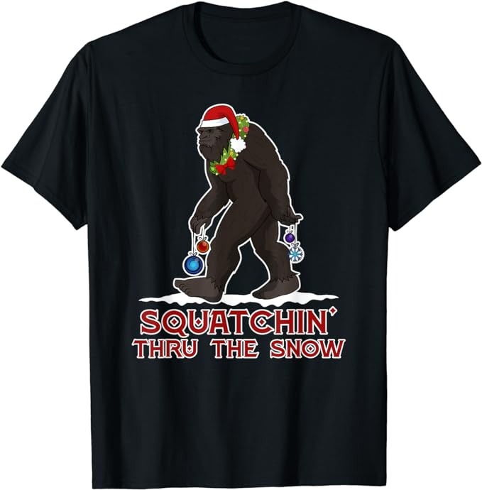 15 Bigfoot Christmas Shirt Designs Bundle For Commercial Use Part 6, Bigfoot Christmas T-shirt, Bigfoot Christmas png file, Bigfoot Christma