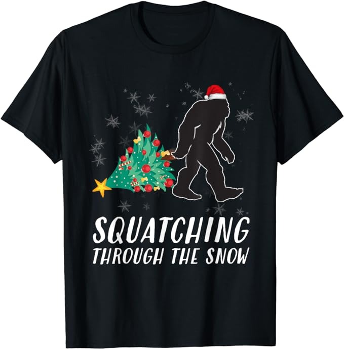 15 Bigfoot Christmas Shirt Designs Bundle For Commercial Use Part 6, Bigfoot Christmas T-shirt, Bigfoot Christmas png file, Bigfoot Christma